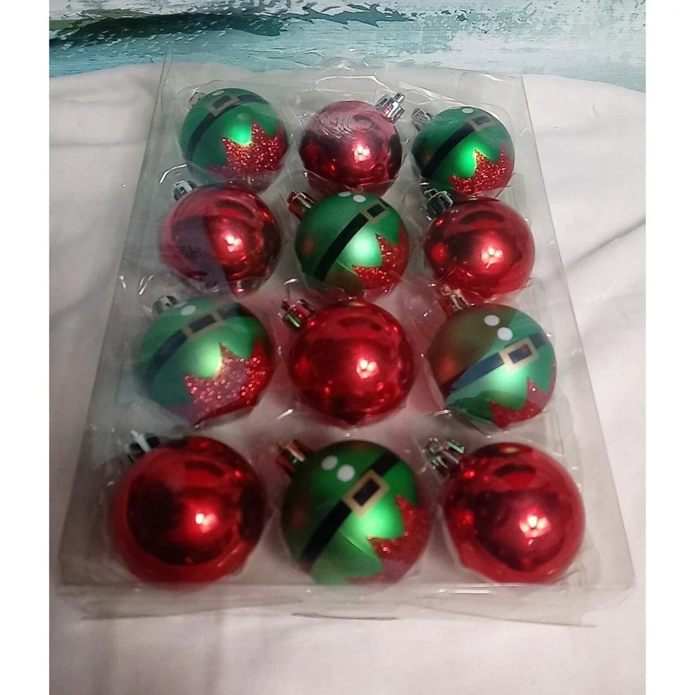 Christmas Ornament Lot With Tree Skirt Gnome Serving Tray Snowman Tree‎ Topper